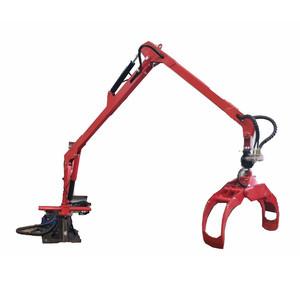 Legname rimorchio con Carico Gru, quattro registri e un log manipolatore - Product Image 2
