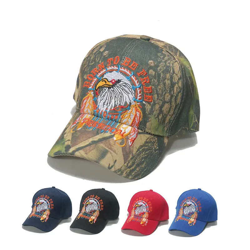 Nuovo arrivo stile America cappellino da Baseball in cotone ricamato 6 vetri regolabile stile papà Logo OEM per Unisex