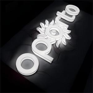 2024 fabbrica di design impermeabile acrilico caldo giallo lettera di luce <span class=keywords><strong>LED</strong></span> canale lettera per Carbershop segno di Custom <span class=keywords><strong>Led</strong></span> segno