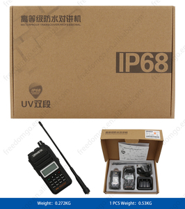CRWSTA-Walkie talkie profesional de doble banda, sistema de intercomunicación inalámbrico de 8 vatios, resistente al agua, 2 unidades - Product Image 6