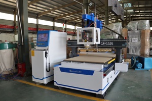 Multifunción 3 máquina Cnc cuchillo oscilante V corte CCD Cámara madera Cnc Router CA-1325 - Product Image 2
