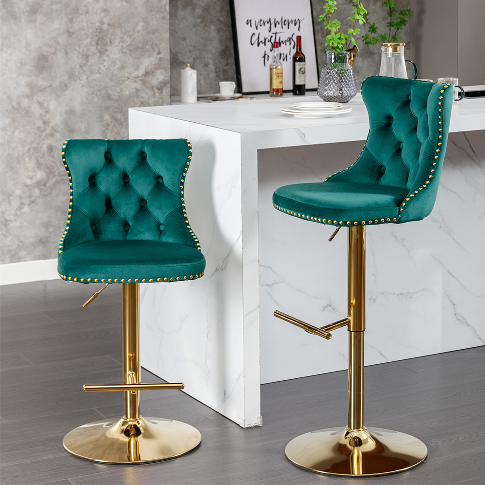 Jambe vert doré