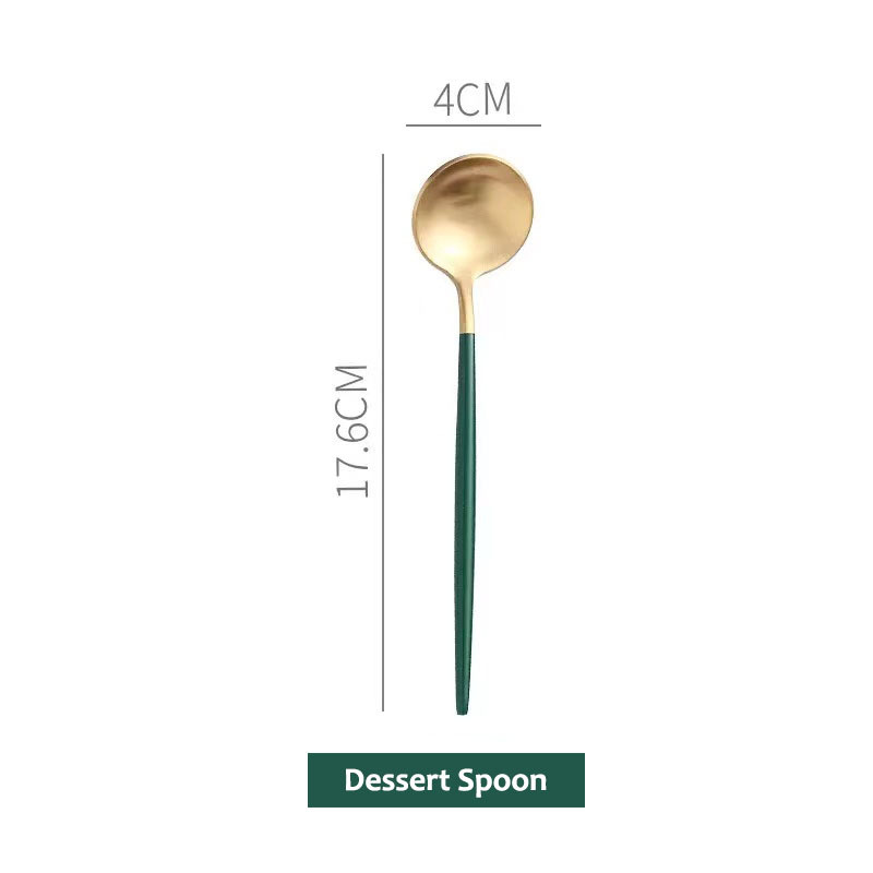 Green_Dessert Spoon
