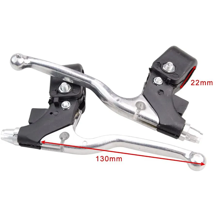 GOOFIT-manijas de freno de 22mm, repuesto para Mini Moto de 2 tiempos, 47cc, 49cc, Cross Pocket, MTB