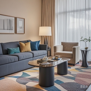 Fairfield by Marriott เฟอร์นิเจอร์ระดับไฮเอนด์สำหรับโรงแรมอพาร์ทเมนต์หรูหราดีไซน์ไม้แบบกำหนดเองที่ทันสมัยสำหรับการใช้ในห้องนอนและห้องน้ำ - Product Image 4