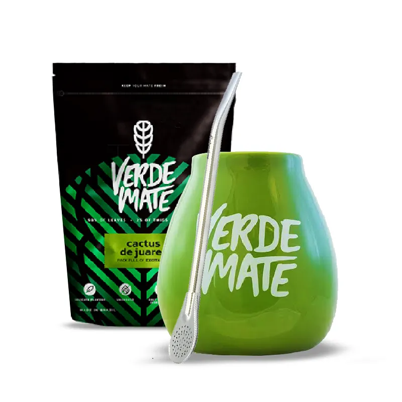 Tasse à thé personnalisée de 300ml en plusieurs couleurs vert zielona Tykwa ceramiczna Verde Mate Yerba Mate