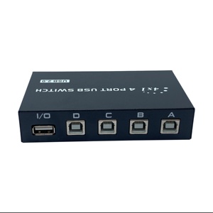 SYONGプリンタースイッチ4ポートUSB2.0手動プリンタースキャナー共有スイッチハブ4PC-1スプリッターアダプター4パックUSBA-B - Product Image 2