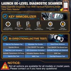 LAUNCH <strong>2025</strong> New Product Dedicated Equipment Full System CAR Code Reader Scanner OBD2 Automotriz Diagnostic Tool for GM - Product Image 3