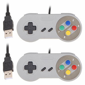 Promozione!!! Classico Controller di gioco USB retrò Super SNES per Windows PC / MAC / Linux / Raspberry Pi/retrogue Gamepad