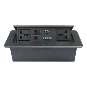 Toma de corriente universal para ordenador de escritorio, conector de toma de corriente universal, varios medios, rj45 - Product Image 1