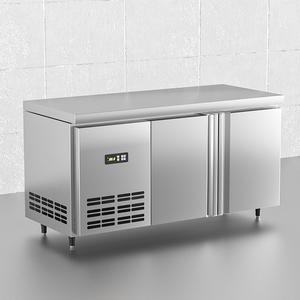 Bàn Làm Việc Hai Nhiệt Độ Tủ Lạnh Bàn Làm Bánh Pizza Tủ Đông Làm Việc Bằng Thép Không Gỉ Tủ Lạnh Ngang Có Đèn - Product Image 5