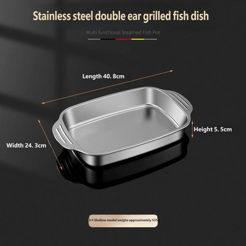 Plateau à poisson pour grill - Style léger - Grand : 41 cm