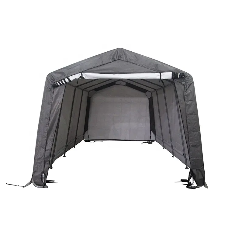 УФ-обработанная и водоотталкивающая полиэтиленовая ткань, подвижная садовая палатка для хранения и гаража