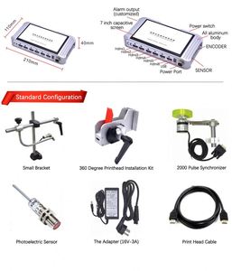 Chargen code Inkjet Mfg Exp Selbst färbender Drucker Datums codierung maschine und Tintenrad codierer Thermo-Tintenstrahldrucker-Codier maschine - Product Image 3