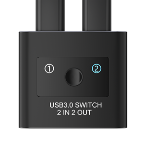 2x2 USB 3.0 Switch Selector 2x2 Bidirektion aler USB-Switch 2 Ports mit 2 Geräten (für Tastatur-Maus drucker) 2 Port Hub - Product Image 4