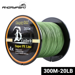 Angryfish 8 Strengen Pe Gevlochten Powerpaard 300M Vislijn Vlecht X8 Fabricage Voor Zeevisserij Aas En Vlieger Voering - Product Image 4