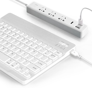Wireless <strong>Keyboard</strong> <strong>Mouse</strong> Combos Computer Silent PC Pad Rechargeable USB Port for iPad Work Mini Tablet BT <strong>Keyboard</strong> <strong>Mouse</strong> - Product Image 4