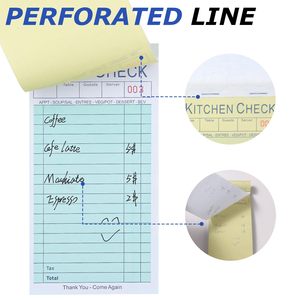 服务器记事本客人检查簿服务器餐厅服务员记事本 - Product Image 3