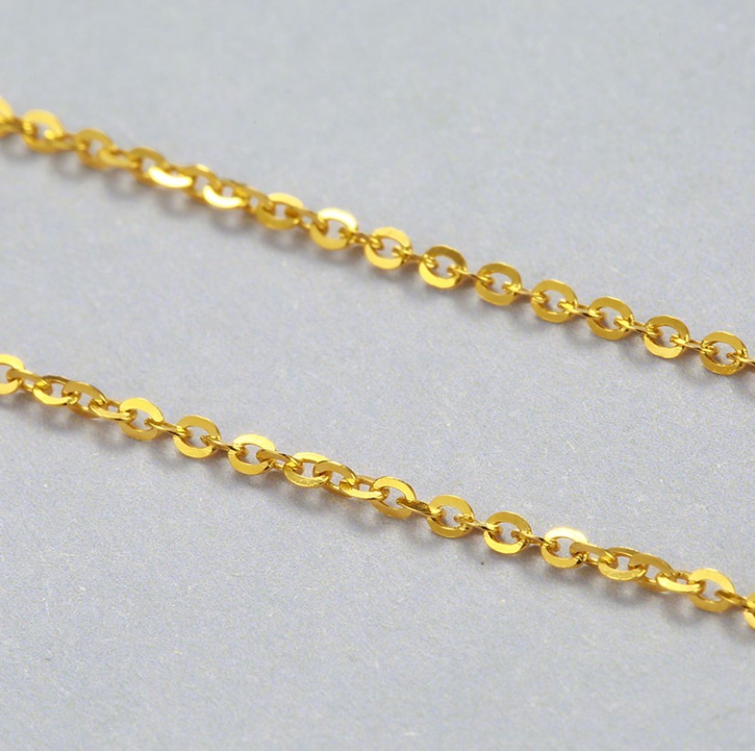 C1003 oval chain - Gold