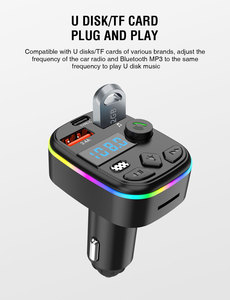 Đa chức năng không dây MP3 máy nghe nhạc xe hơi <span class=keywords><strong>Bluetooth</strong></span> MP3 Máy nghe nhạc tay-miễn phí cuộc gọi FM Transmitter với 3A USB sạc - Product Image 5