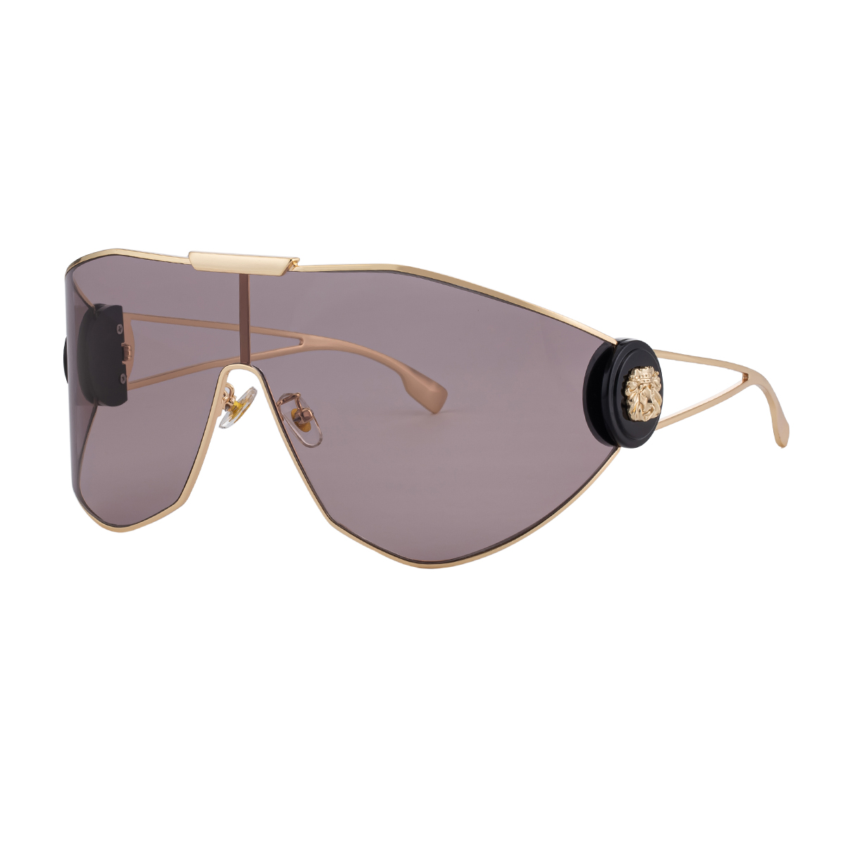Cadre doré C6 violet