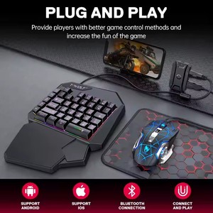 Nuovo 35 tasti tastiera da gioco con una mano tastiera colorata USB multimediale impermeabile retroilluminata Mini Controller da gioco portatile - Product Image 3