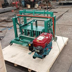 Máquina hidráulica de fabricación de ladrillos para uso doméstico con motor y caja de cambios para la producción de hormigón y ladrillos en Cabo Verde - Product Image 5