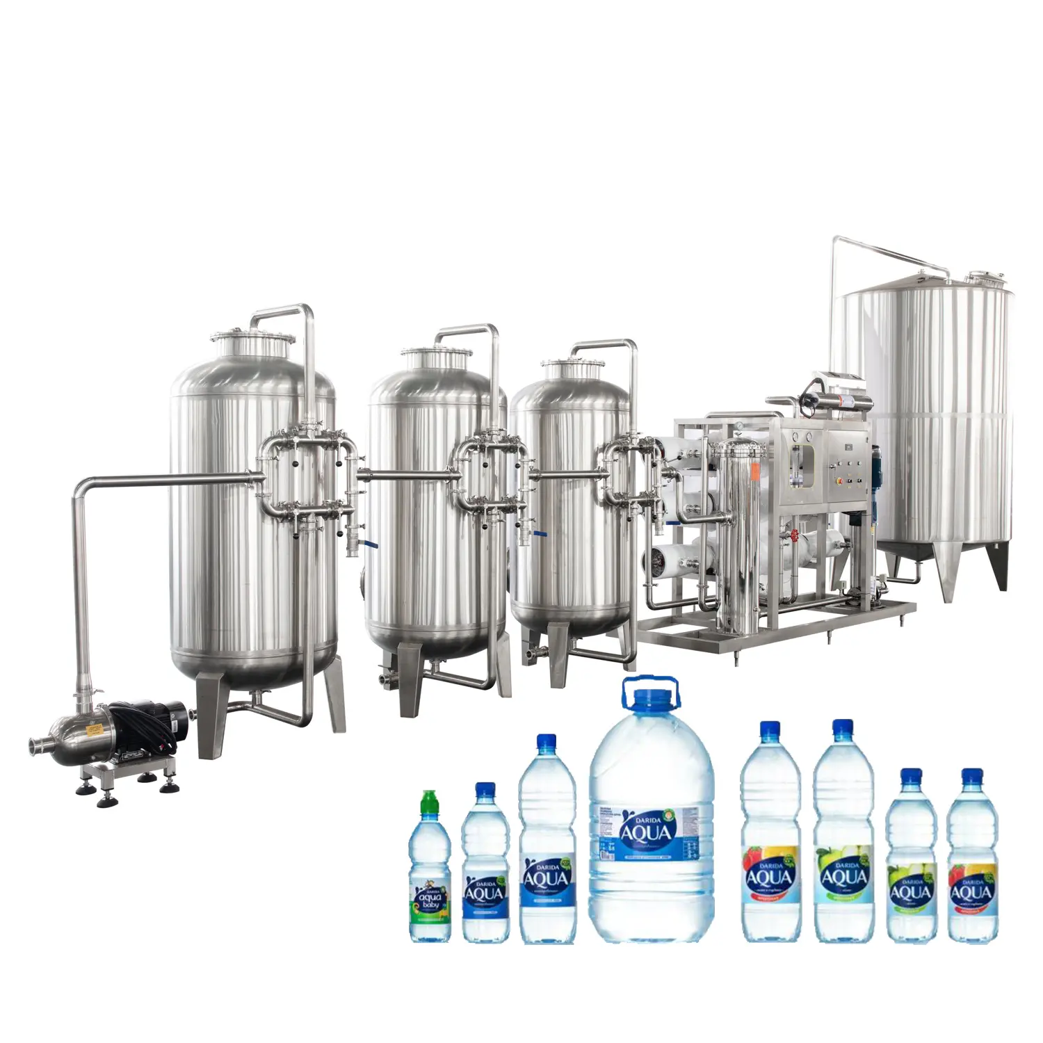 Hocheffiziente RO Membranen Filter Trinkwasserreinigungsanlage