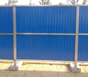 Oluklu inşaat sitesi çelik istifleme geçici Colorbond çit/geçici Site istifleme birleştirir Steelwall - Product Image 3