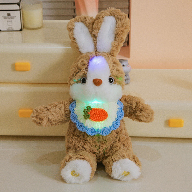 Estilo de zanahoria marrón-35cm (batería no incluida)