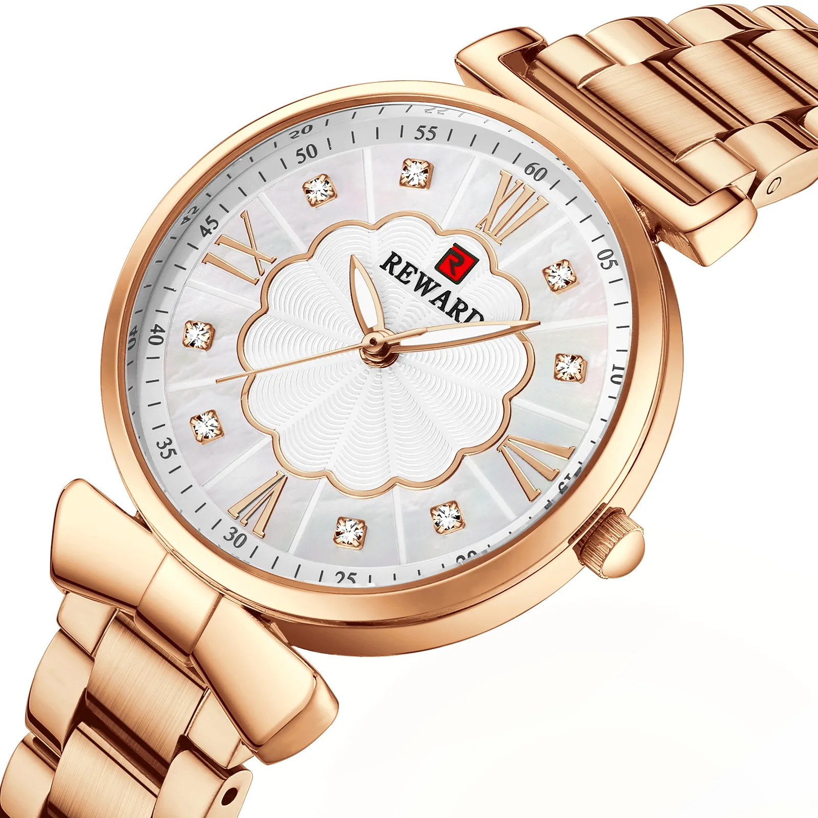 Reward Luxusuhr für Damen Japanisches Uhrwerk Edelstahl Fabrik individuelle Damenuhren Relogio Feminino Luxus
