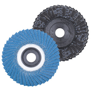 125mm <strong>Blue</strong> 40 Grit Flap <strong>Disc</strong> with Net Cover Diamond and Stainless Steel Material Sanding Abrasive Tools Customized OEM Support
