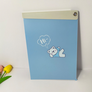 Carpeta de información personalizable A4 PP Caja de archivo con logotipo de clips de tijera PP y tamaño de patrón para archivar productos - Product Image 4