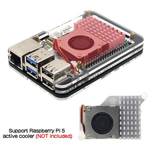 Estuche acrílico Raspberry Pi 5 para RPI 5 No incluye placa Pi 5 - Product Image 2