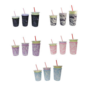 Custom Logo Geïsoleerde Neopreen Koffie <span class=keywords><strong>Cup</strong></span> Mouw 3 Size Ijskoude Dranken Houder Koeltassen Voor Warme Koude Dranken - Product Image 5