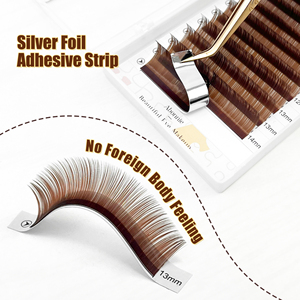 Abonnie New Design XXL Trays Spike Flat Lash Extension Brown Lash Trays <strong>j</strong> B c <strong>d</strong> Cc Dd L M 0.03 0.05 0.07 Soft Lash Extensions - Product Image 3