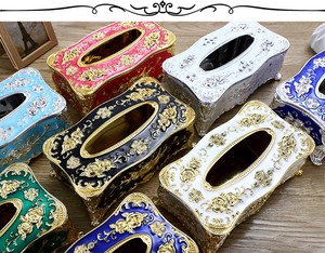 家の装飾リビングルーム家庭用プラスチックティッシュボックスダイニングテーブルクリエイティブナプキン紙引き出しボックス