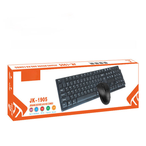Teclado Y ratón ergonómico para ordenador, juego de mesa de oficina con cable Y llave - Product Image 6