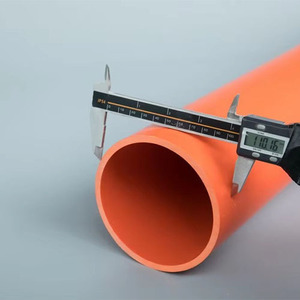 Pvc elektrik isale borusu kablolama için yeraltı kablo koruma elektrik kablosu koruma güç borusu boru kablosu boru - Product Image 4