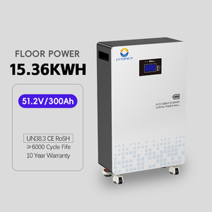 Lvtopsun 51.2V LiFePO4 Pin 300ah Solaire điện tường dễ dàng để di chuyển năng lượng mặt trời Pin Lithium Ion - Product Image 2