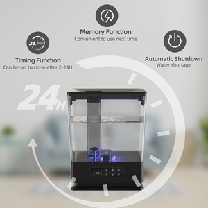 Diffusore di aromi umidificatore d'aria diffusore di oli essenziali ad ultrasuoni Mini umidificatore da 350ml con luce a LED - Product Image 6