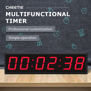 CHEETIE CP19 индивидуальный большой 6-значный светодиодный интерактивный таймер для скалолазания с кнопкой зуммера - Product Image 5