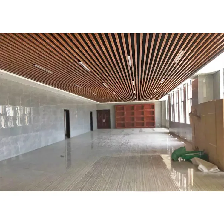 Profession eller Hersteller Indoor Suspended Barrier Material Holz Aluminium Decke
