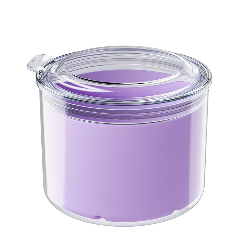 Boîte de nettoyage-violet transparent