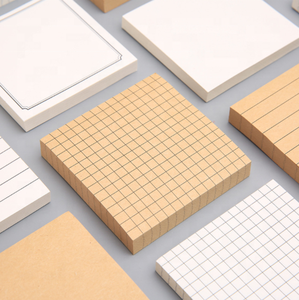 Bloc de notas adhesivas Mini de papelería minimalista de plan diario personalizado con material escolar - Product Image 3