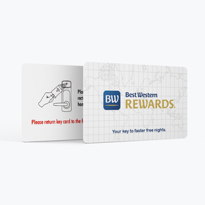 ฟรีตัวอย่าง13.56MHz RFID MF คลาสสิก1K EV1ระบบ Kaba Salto RFID บัตรโรงแรมพร้อมการพิมพ์โลโก้แบบกำหนดเอง