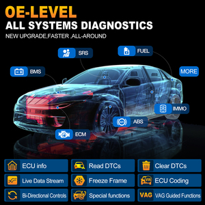 X431 Pro Elite tamamen işlevsel çift yönlü OBD2 tarayıcı ile CANFD & DOIP ECU kodlama FCA AutoAuth PROS Elite olarak - Product Image 2