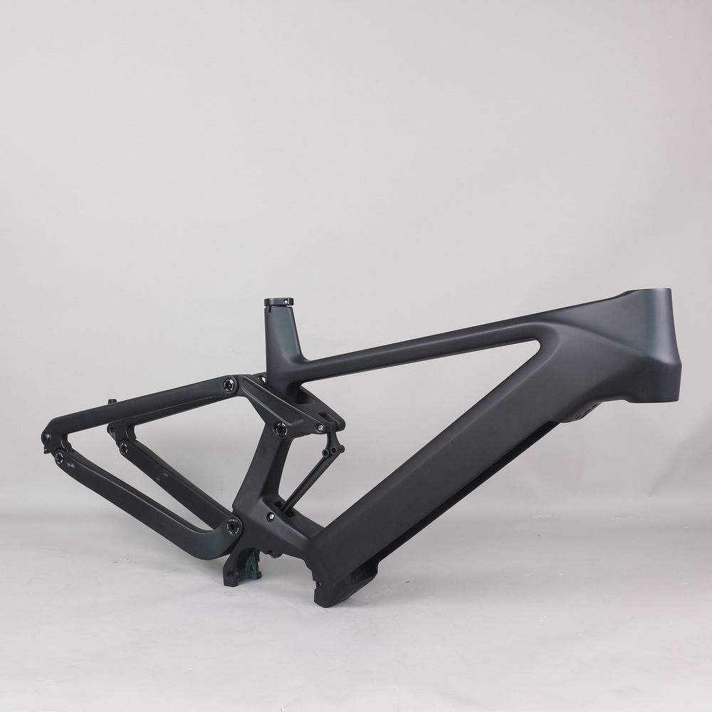 29er Suspension E-MTB Bike Carbon Frame E69 Compatible with Bafang M510 M500 M600 mid motor 250W  include motor and battery