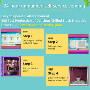 Red Rabbit Bán Chạy Nhất <span class=keywords><strong>Smoothie</strong></span> Máy Bán Hàng Tự Động Thương Mại Bằng Cháo Máy Đông Lạnh Uống Granita <span class=keywords><strong>Maker</strong></span> Cho Giao Thông Cao Địa Điểm - Product Image 2
