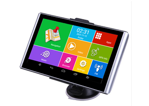 Personalización de navegación de 7 pulgadas y pantalla táctil GPS 1GB 16GB coche PND Android sistema GPS Navegador de vehículos - Product Image 2